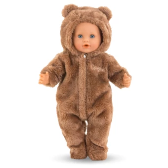 Pilote Ours Brun pour poupon 36 cm