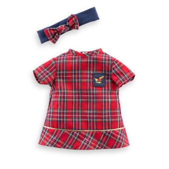 Robe et Bandeau Corolle en Fêtes pour poupée ma Corolle