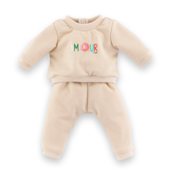 Jogging Beige pour poupon 36 cm