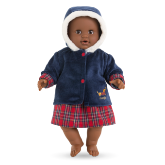 Manteau Corolle en Fêtes pour poupon 36 cm