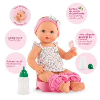 Poupon Emma fait pipi - Fleurie