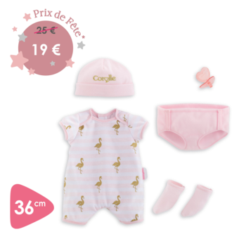 Trousseau de Naissance pour poupon 36 cm