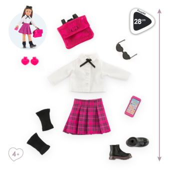 Dressing Collège Anglais pour poupée Corolle Girls