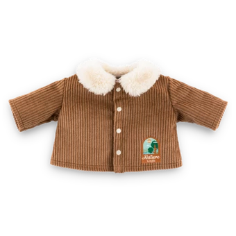 Veste Velours Petit Explorateur  pour poupon 30 cm