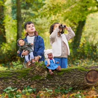 Ciré réversible Petit Explorateur pour poupon 36 cm