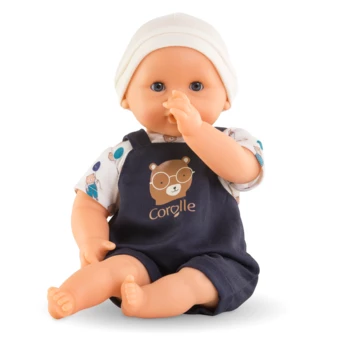 Bébé Calin Maël - Ourson assis qui suce son pouce