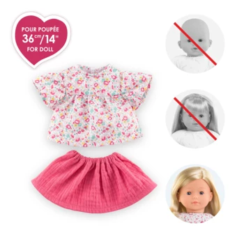 Ensemble Blouse & jupe pour poupée ma Corolle