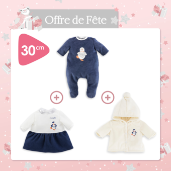 Mon Ensemble Nuit Étoilée pour poupon 30 cm