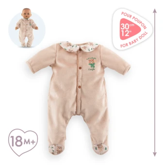 Pyjama Forêt Enchantée pour poupon 30 cm
