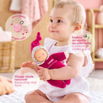 Doudou Babidoux Rose Grenadine