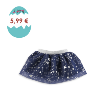 Jupe de Fête Nuit Etoilée pour poupée ma Corolle