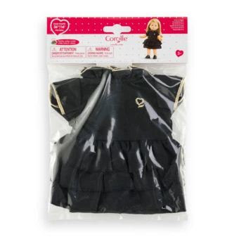 Look Robe Noire & Babies pour poupée ma Corolle