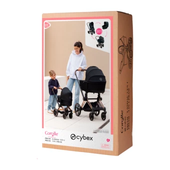 Landau 3 en 1 Cybex Priam Noir pour poupon 36 / 42 cm