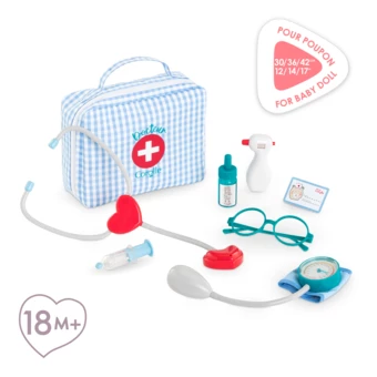 Mon Bébé Calin Margaux Corolle en Fêtes et Valise Docteur