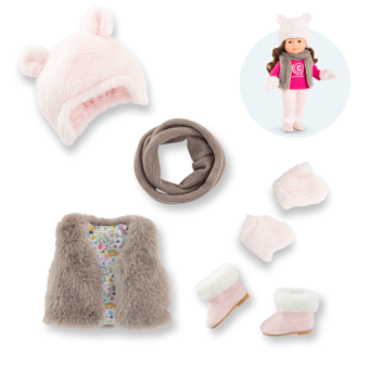 Coffret Hiver et Accessoires pour poupée ma Corolle