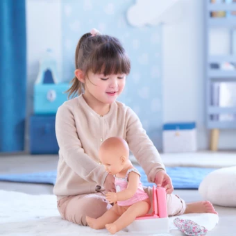 Toilettes interactives pour poupons 30 et 36 cm