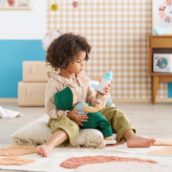 Biberon Sonore pour poupon 36 et 42 cm