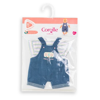 Combishort & T-Shirt Petit Explorateur pour poupon 30 cm