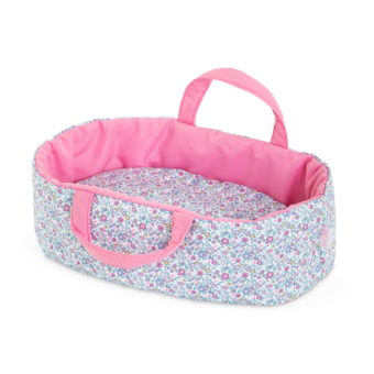 Couffin Floral pour poupon 30 cm