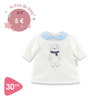 Robe Hiver Polaire pour poupon 30 cm