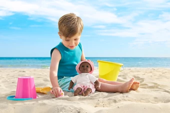 Poupon Bébé Bain Alyzée Tulipes