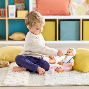 Bébé Calin Manon et Petit Coffret Repas