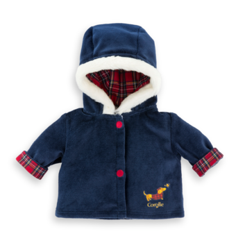 Manteau Corolle en Fêtes pour poupon 36 cm