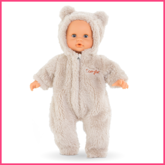 Bébé Calin Maël  et Pilote Ourson