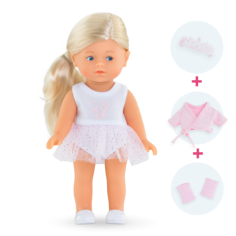 Coffret Poupée Mini Corolline Rosy Ballerine