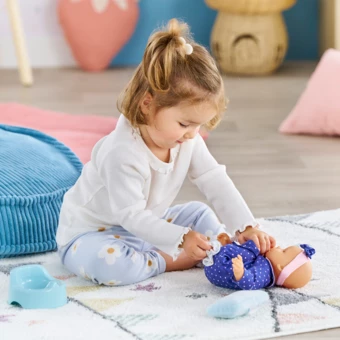 Pot & Lingette Étoiles pour poupon 30 et 36 cm