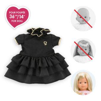 Petite Robe Noire pour poupée ma Corolle