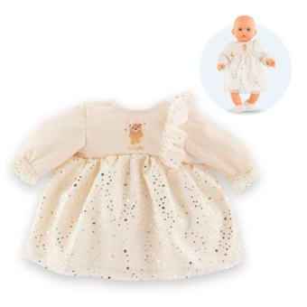 Robe Forêt Enchantée pour poupon 30 cm