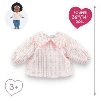 Blouse Tulipes pour poupée ma Corolle