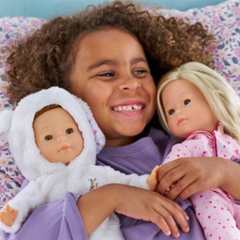 Pyjama  2 Pièces & Chaussons pour poupée ma Corolle