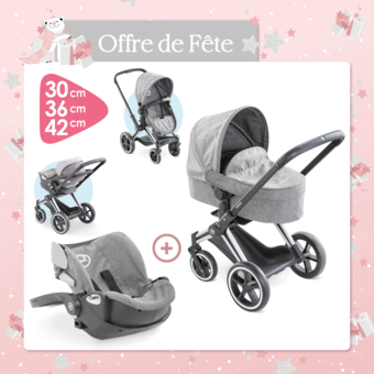 Le kit landau + porte poupon Cybex