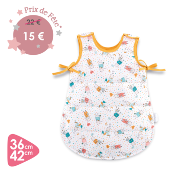 Turbulette safran pour poupon 36 cm et 42 cm