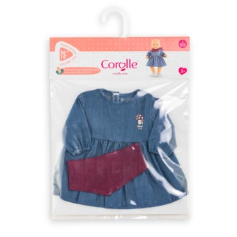 Dressing Petit Explorateur denim pour poupon 36 cm