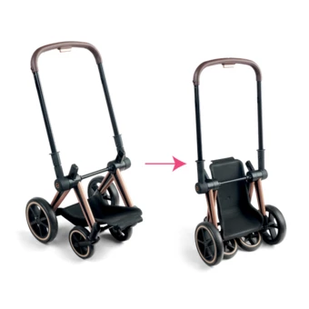 Landau 3 en 1 Cybex Priam Noir pour poupon 36 / 42 cm