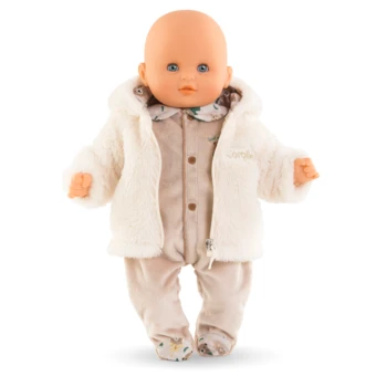 Manteau Forêt Enchantée pour poupon 30 cm