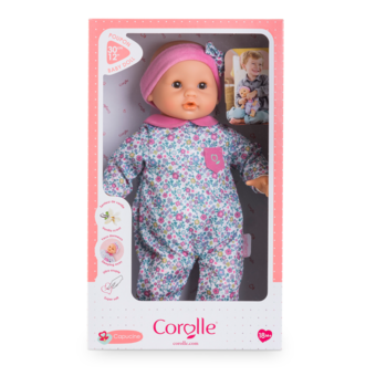 Bébé Calin Capucine et Couffin Floral