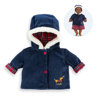 Manteau Corolle en Fêtes pour poupon 36 cm