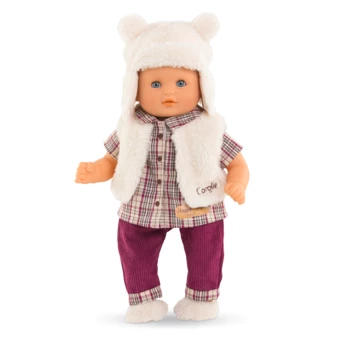 Dressing Petit Explorateur à Carreaux  pour poupon 30 cm