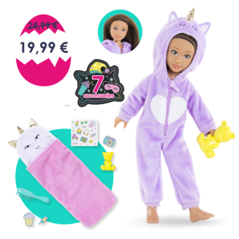 Coffret Poupée Corolle Girls Luna Pyjama Party