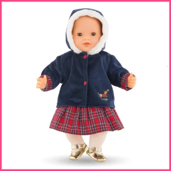 Mon grand poupon Suzanne et Manteau Corolle en Fêtes