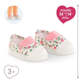 Tennis Fleuries pour poupée ma Corolle