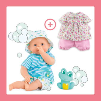 Mon Bébé Bain Look Estival - Marin