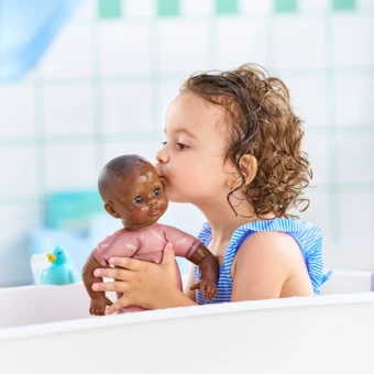 Poupon Bébé Bain Alyzée - Canard