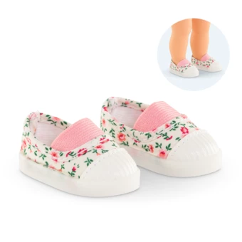 Tennis Fleuries pour poupée ma Corolle