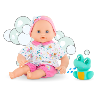 Poupon Bébé Bain Océane - Grenouille