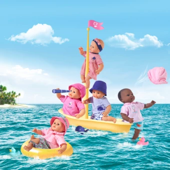 Poupon Bébé Bain Océane - Baleine